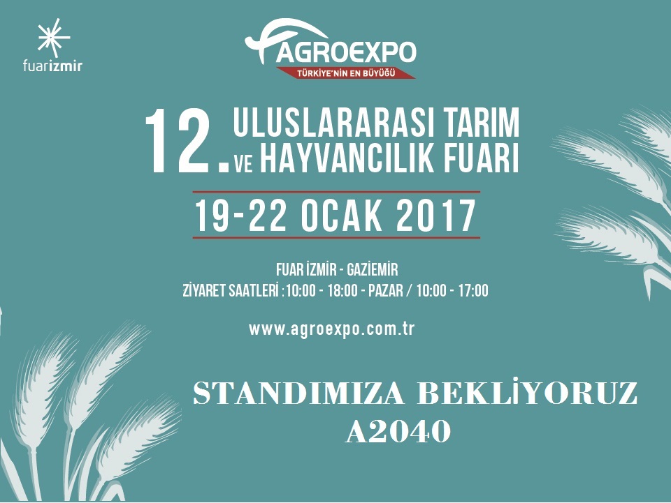 İZMİR AGROEXPO FUARINDAYIZ